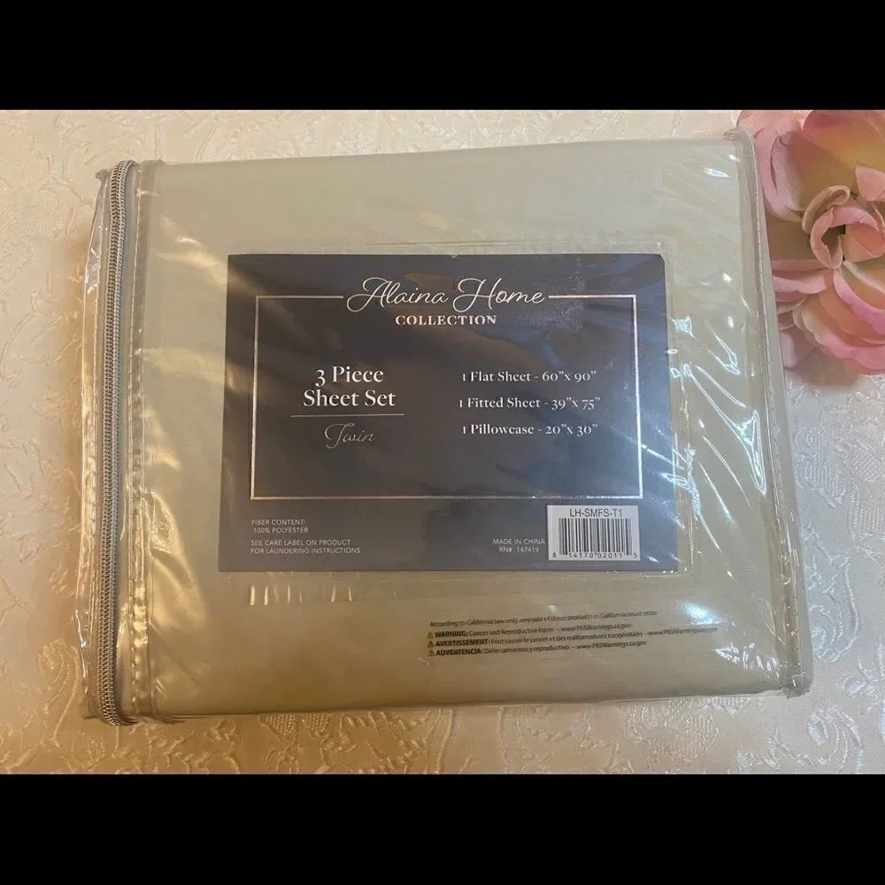🛍Alaina Home Collection 3 piece Sheet Set Twin - Picture 7 of 11